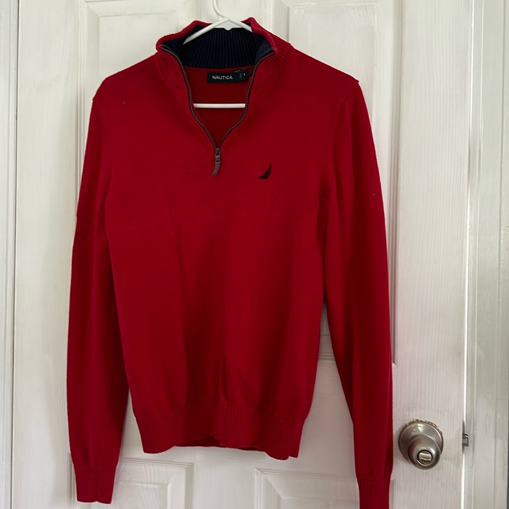 Men’s Nautica quarter zip sweater